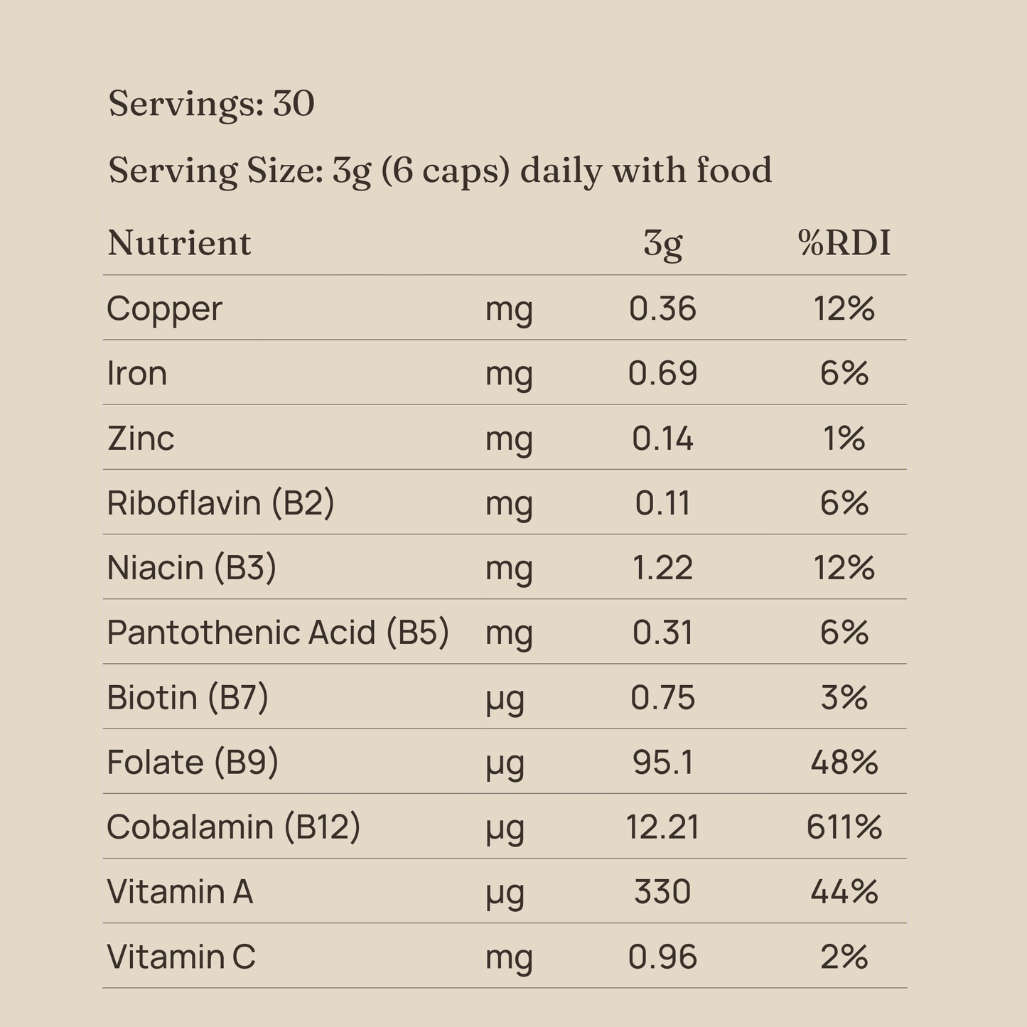 Organic Beef Liver Capsules